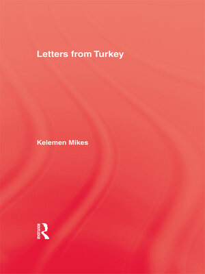 cover image of Letters From Turkey